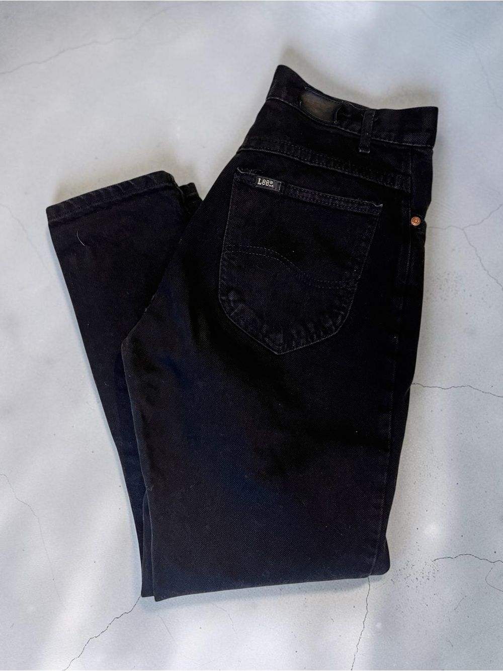 Lee Women's Black Mom Jeans